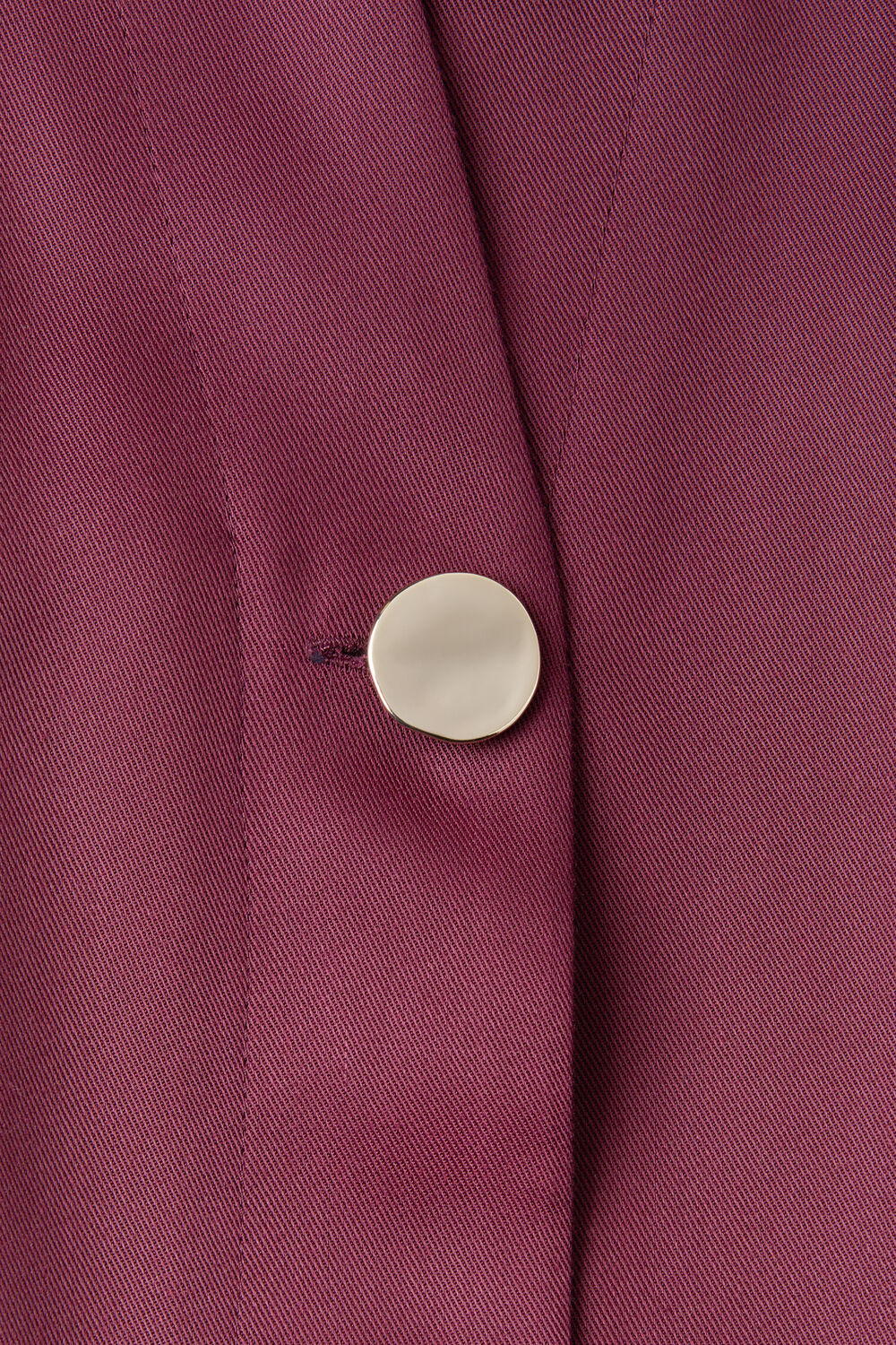 Plum Button Front Jumpsuit