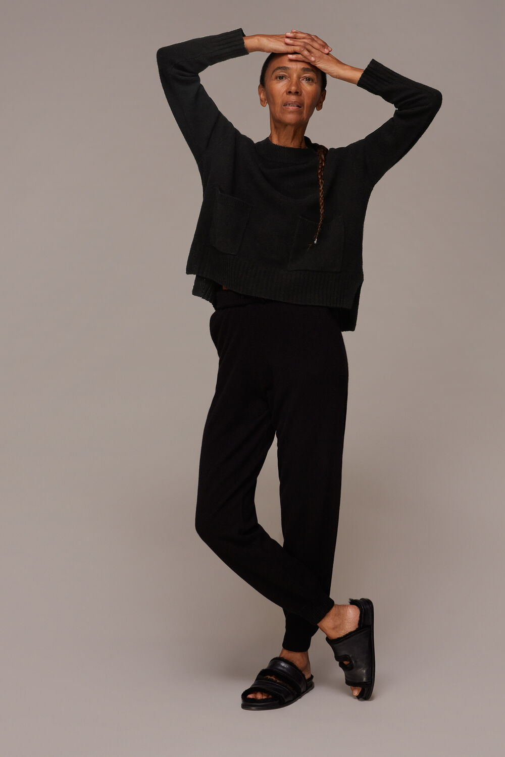 Pocket Detail Wool Jumper