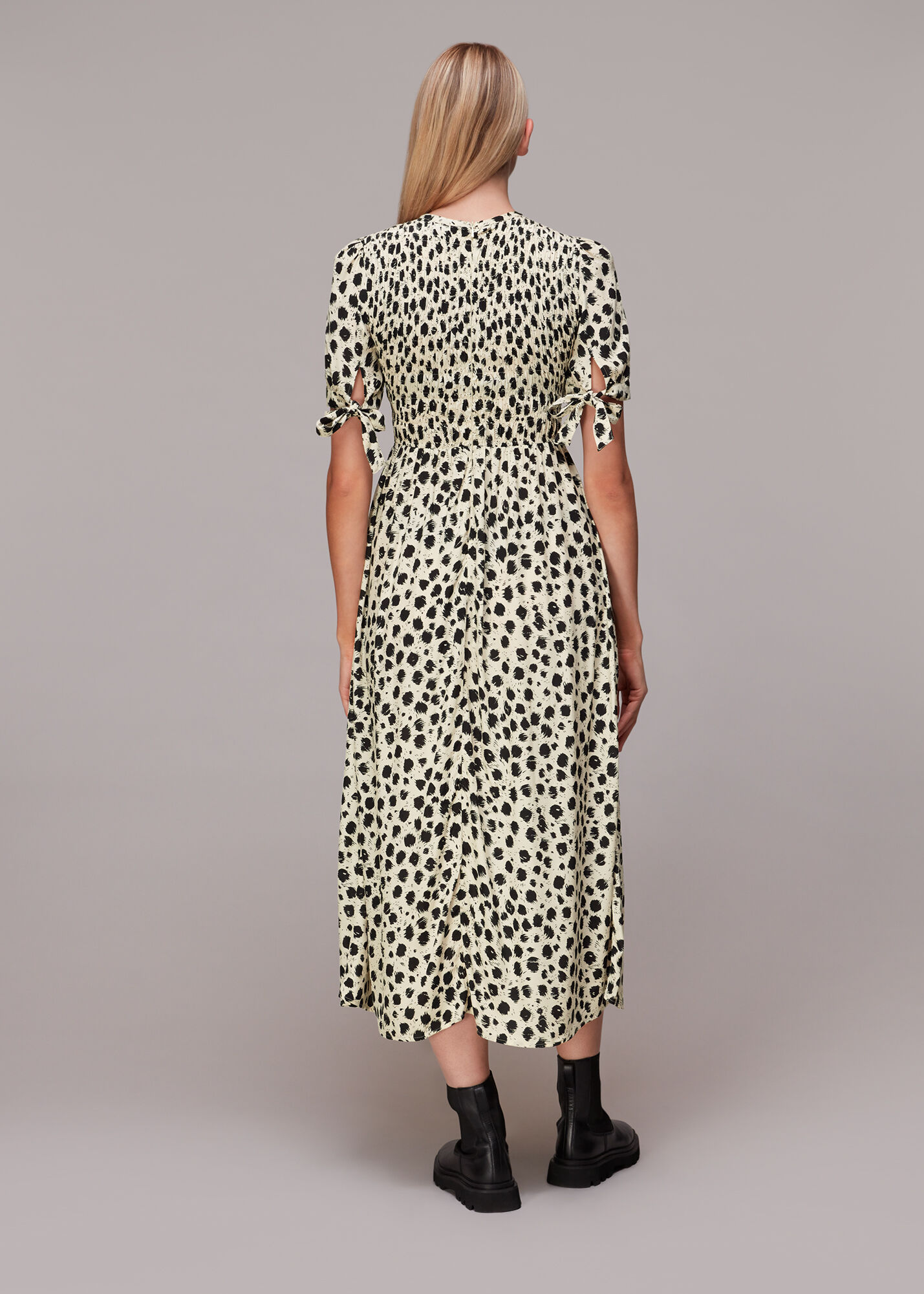 midi dalmatian dress