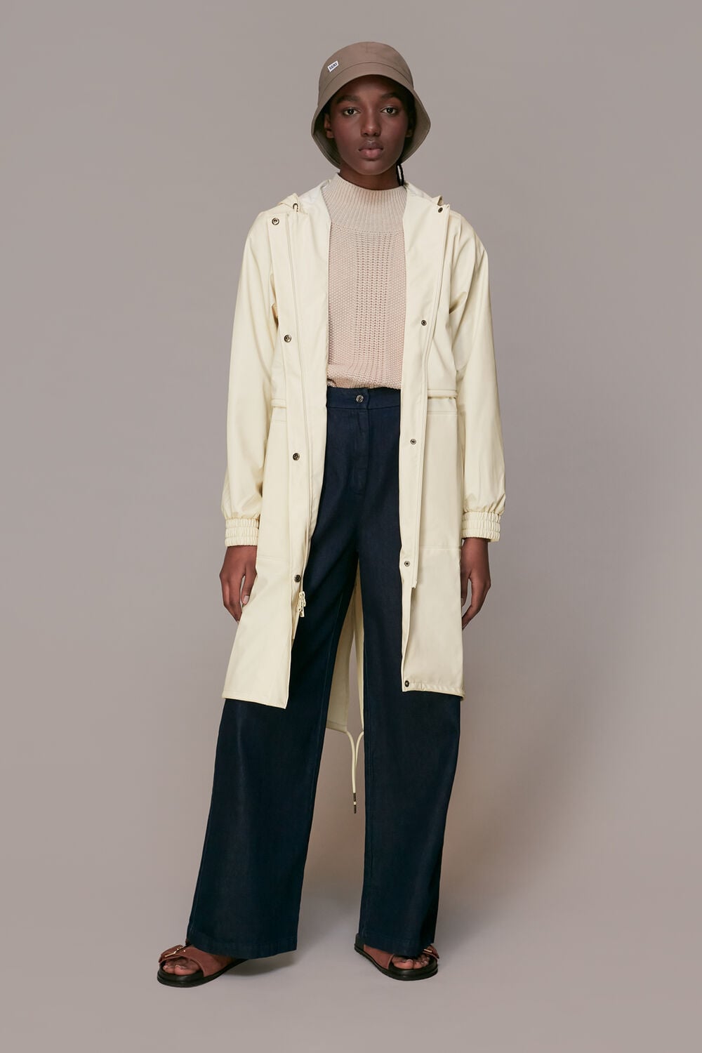 Ivory Rains String Parka