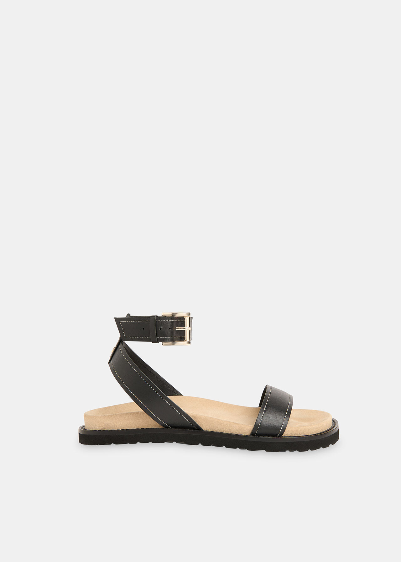 Ottie Contrast Stitch Sandal
