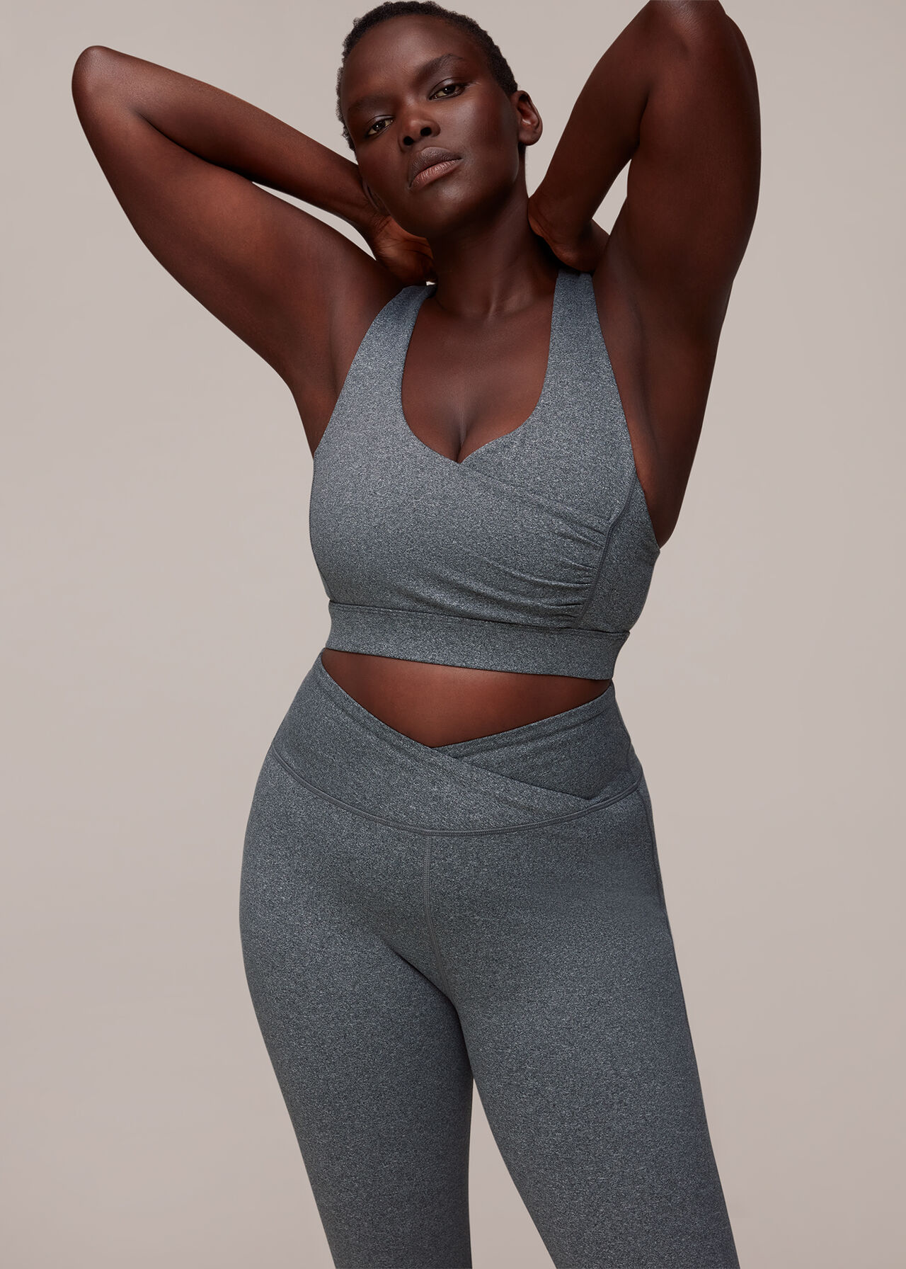 Wrap Cropped Sports Legging