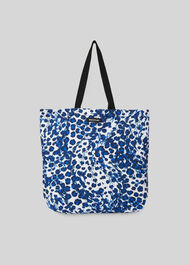 Ludlow Printed Tote Blue/Multi