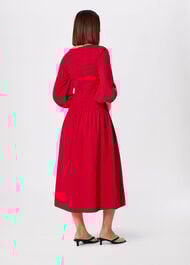 Smocked Bodice Midi Dress