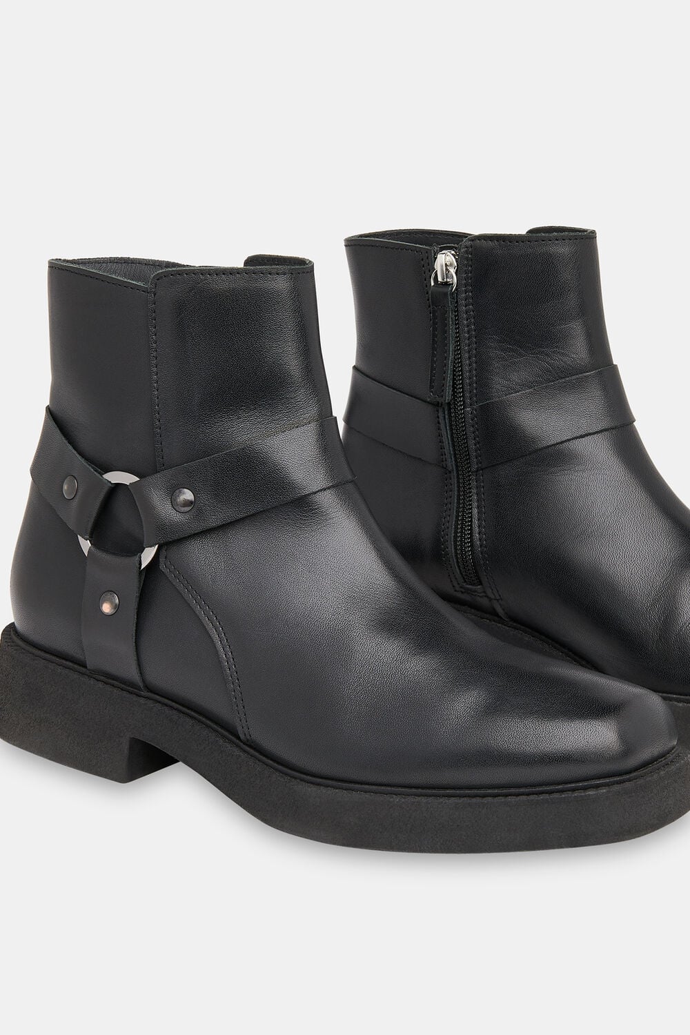 Black Matteo Biker Boot