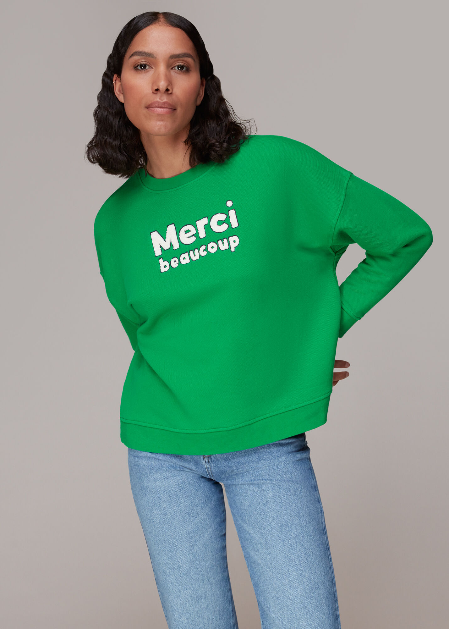 Green Merci Beaucoup Sweat WHISTLES