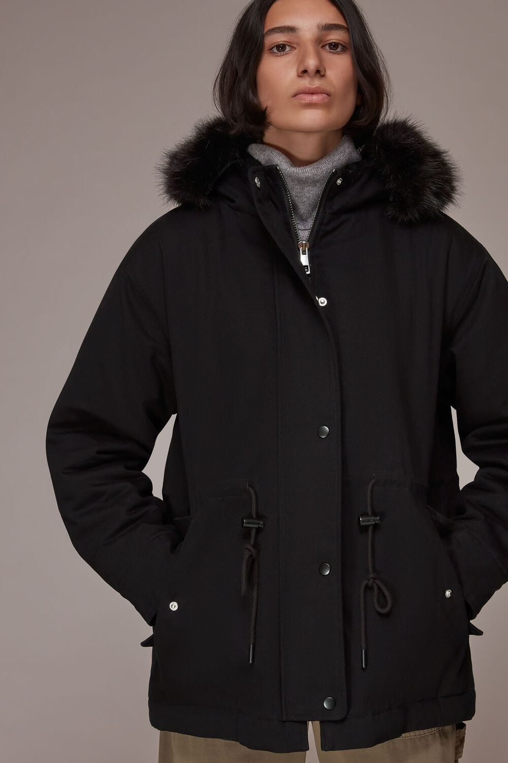 Gracie Faux Fur Parka