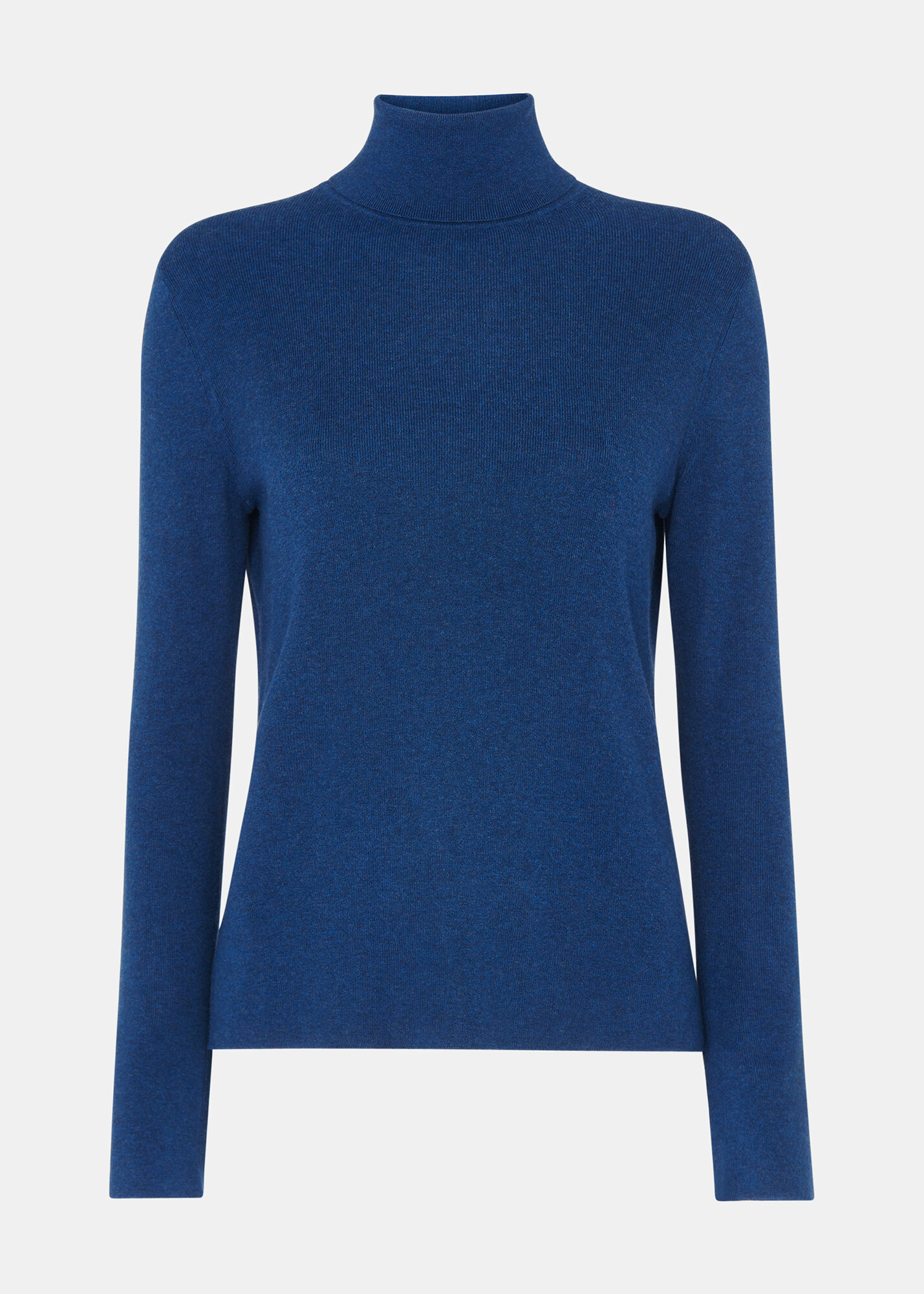 Blue Maja Knitted Polo Neck Knit WHISTLES