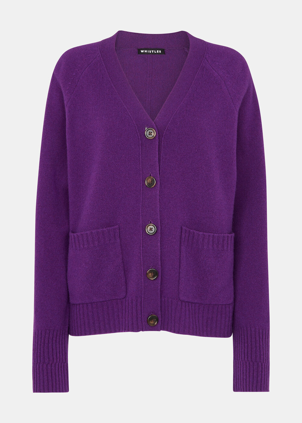 Wool Relaxed Pocket Cardigan
