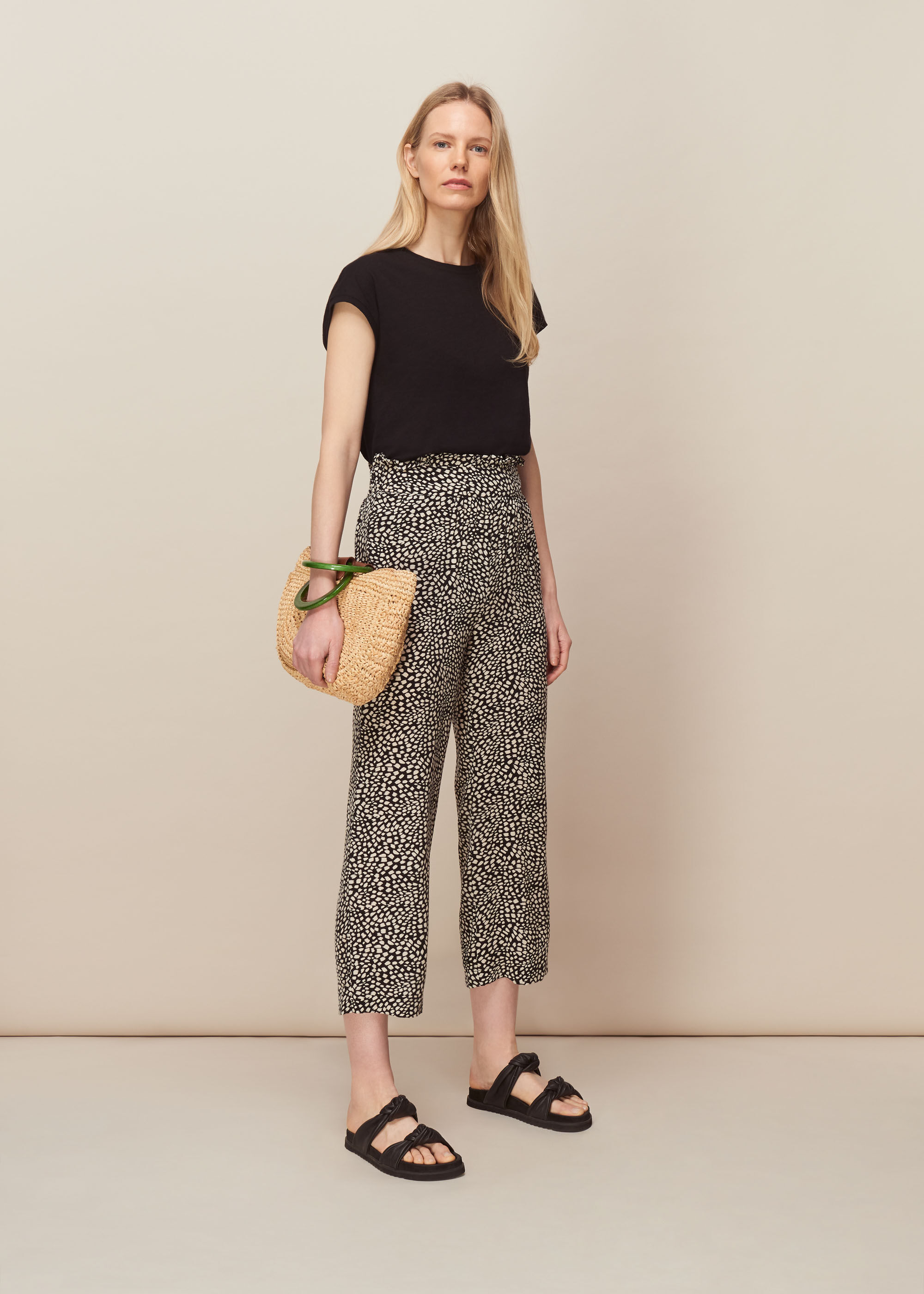 next leopard trousers