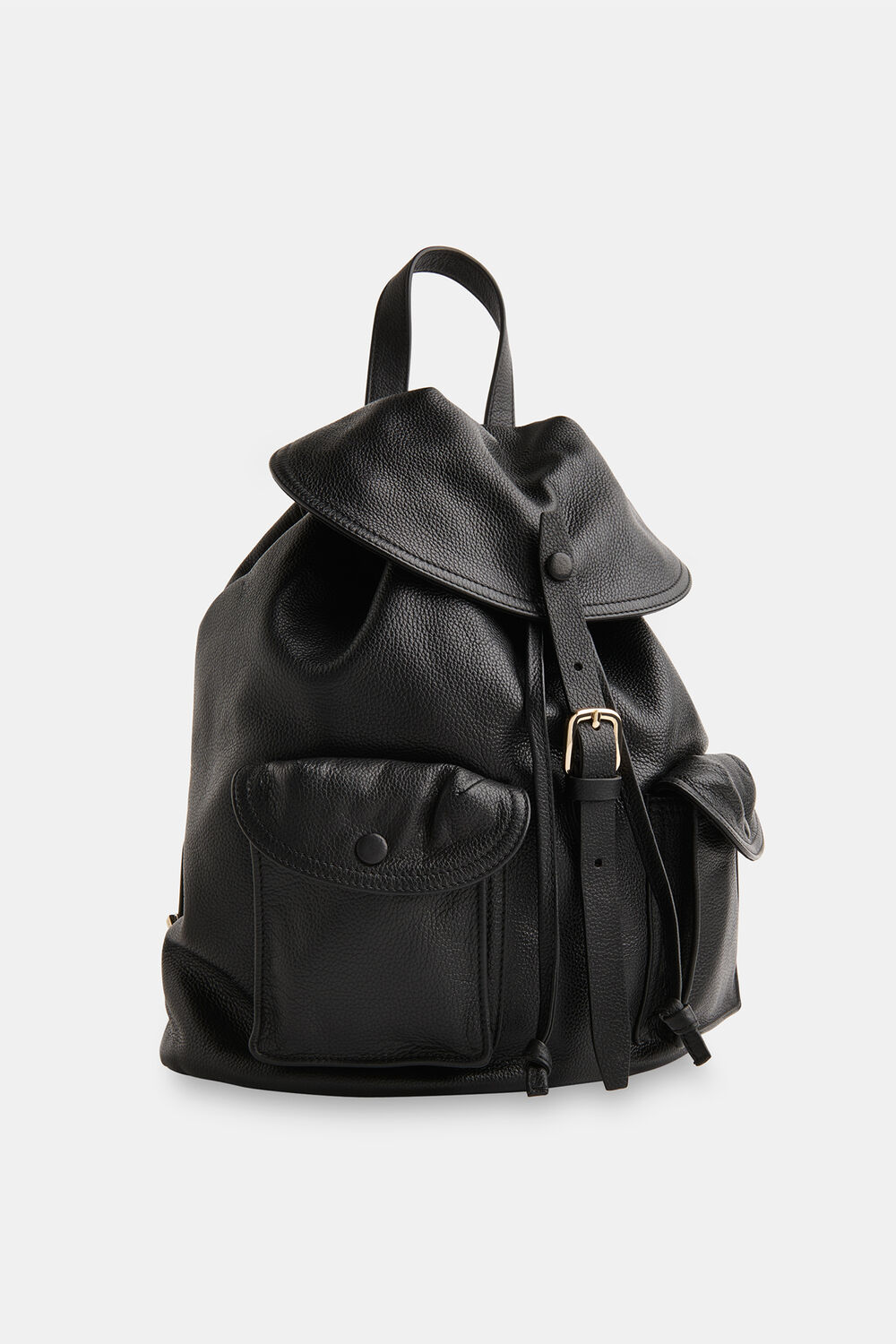 Black Sierra Pocket Detail Backpack