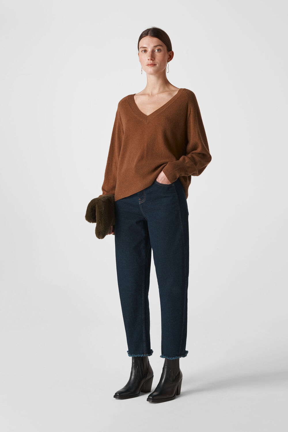 Sustainable Cashmere Jumper Camel
