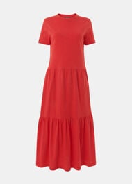Petite Tiered Jersey Midi Dress