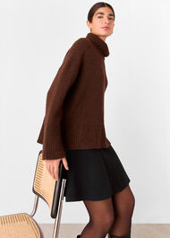 Flippy Knitted Mini Skirt