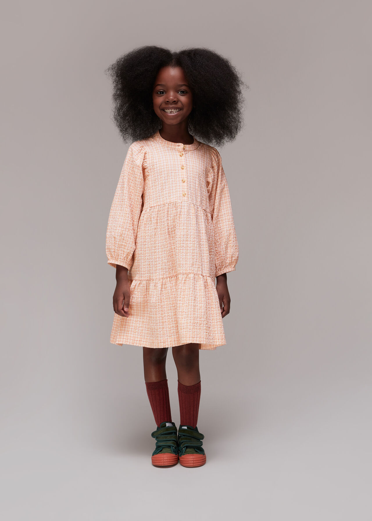 Check Nora Dress