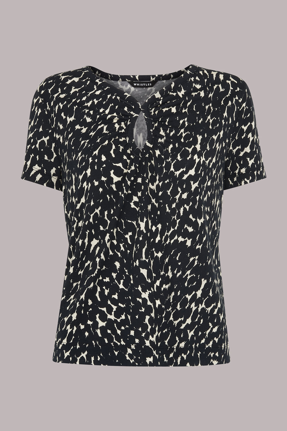 Sahara Cat Keyhole Tee