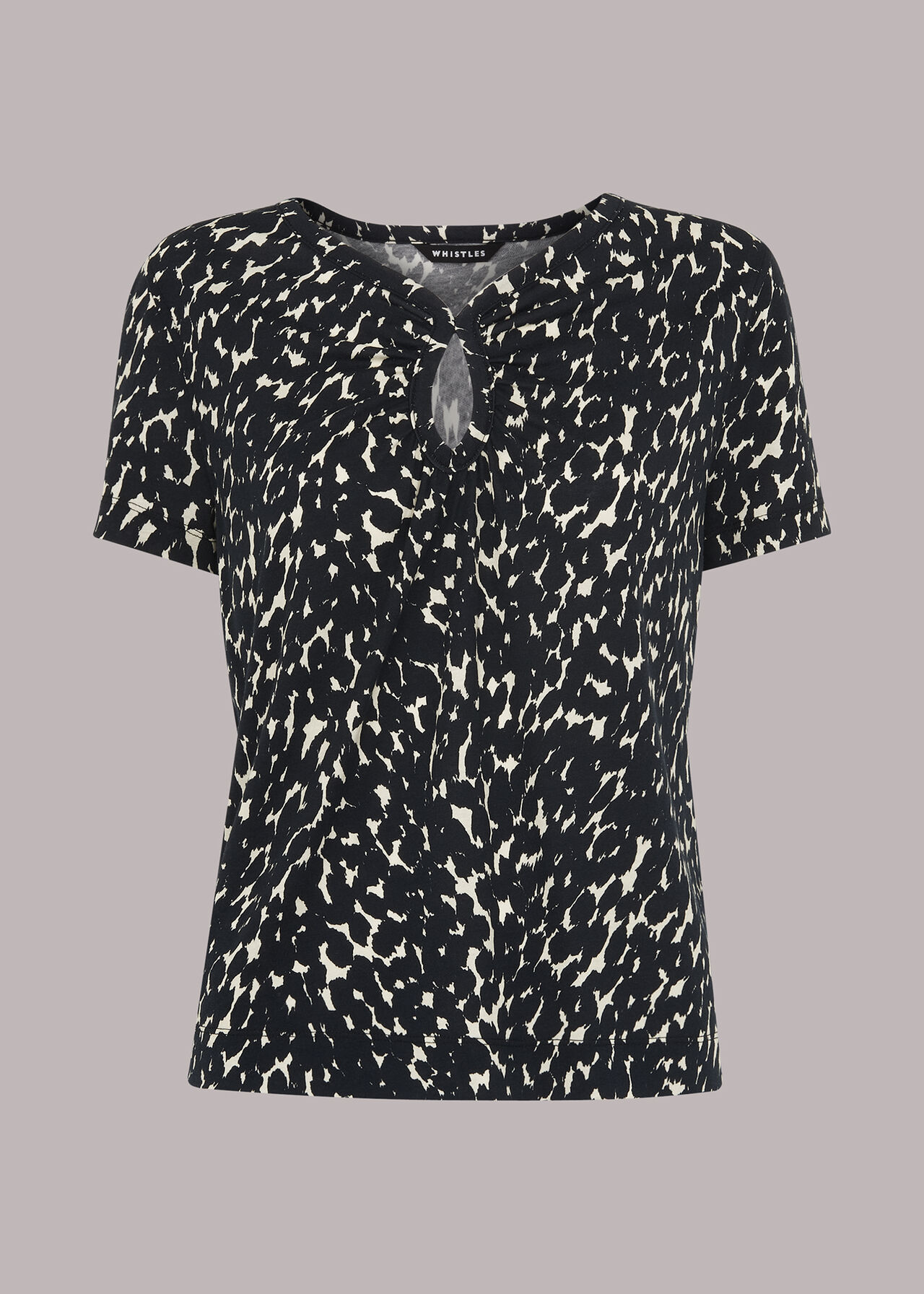 Sahara Cat Keyhole Tee