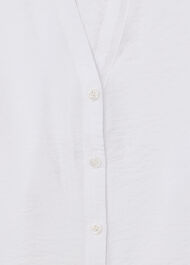 Button Down Tie Side Shirt