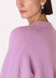 Wool Mix Seam Detail Knit