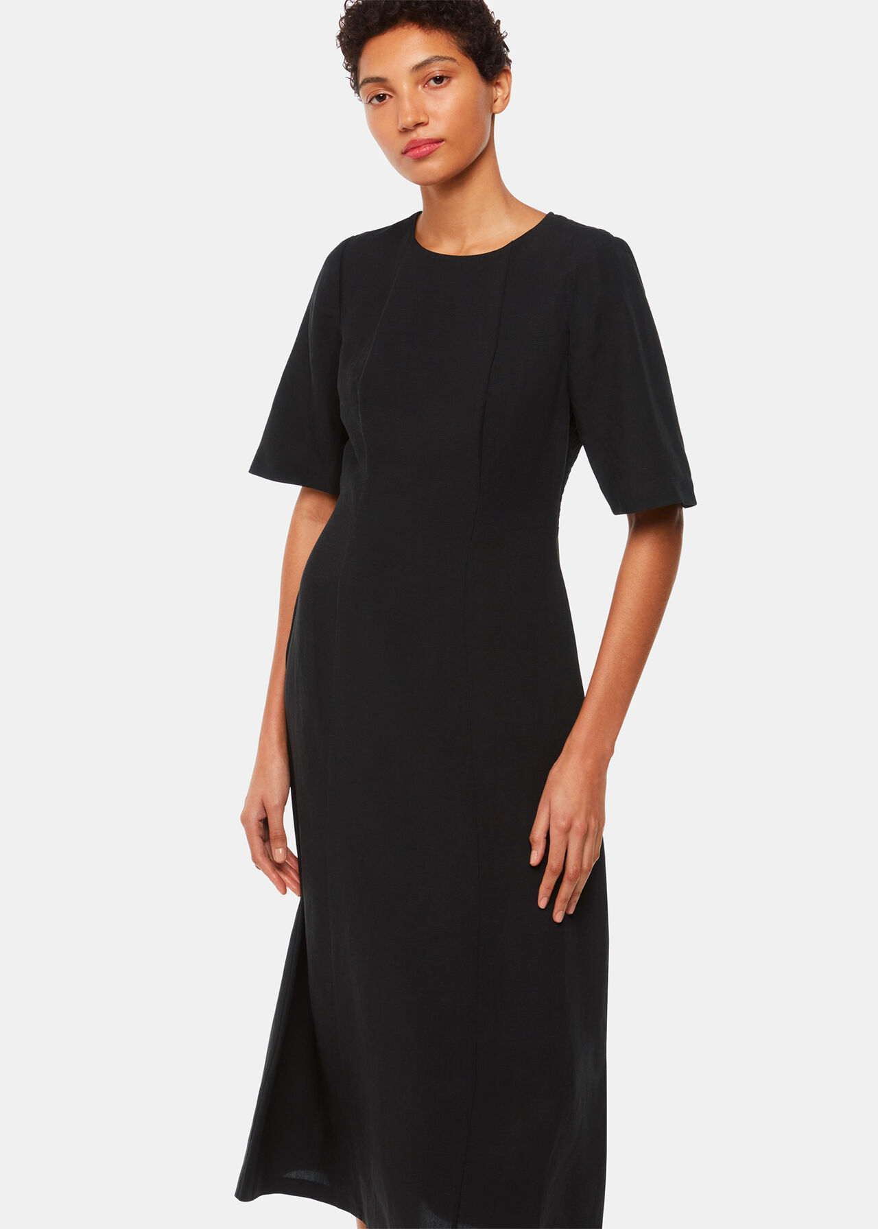 Veda Linen Blend Dress