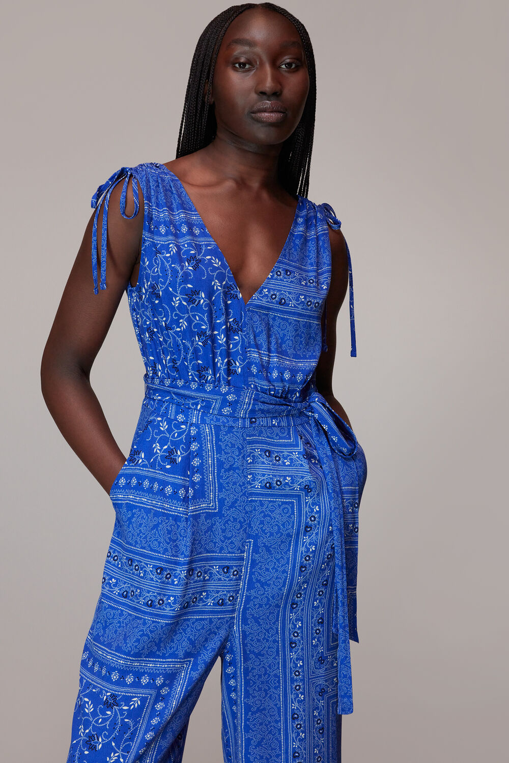 Bandana Print Jumpsuit