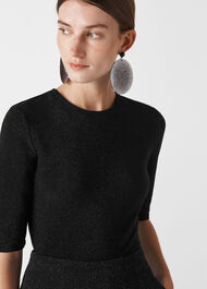 Sparkle Tshirt Black