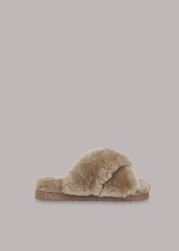 Macy Cross Strap Slipper