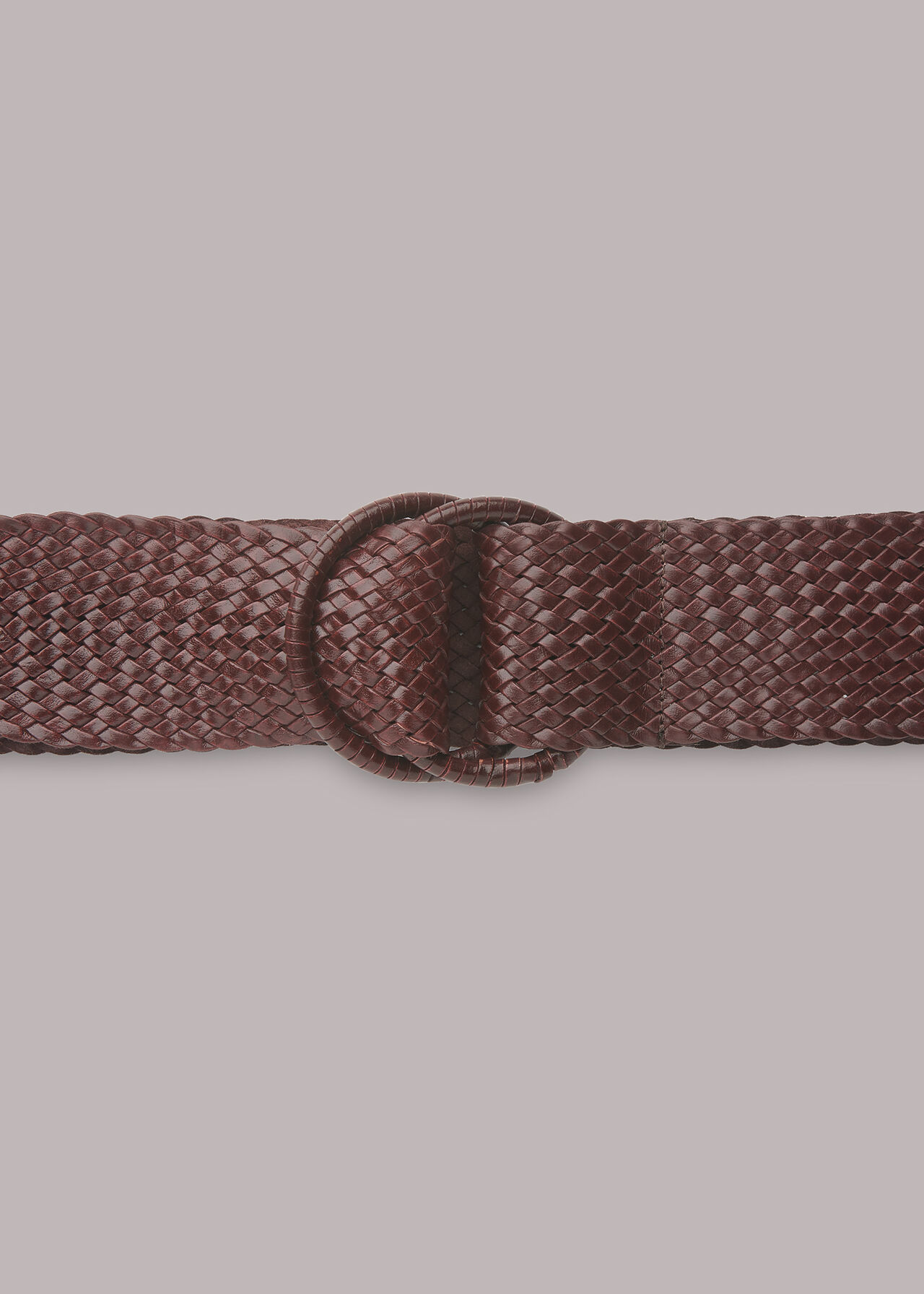 Woven Leather Belt