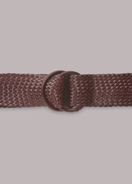 Woven Leather Belt