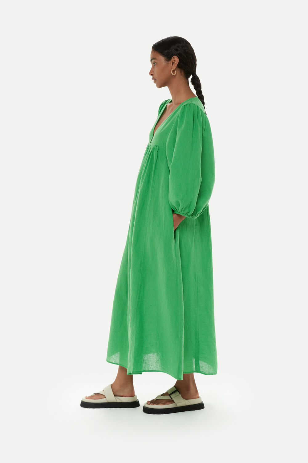 Gloria Linen Blend Dress
