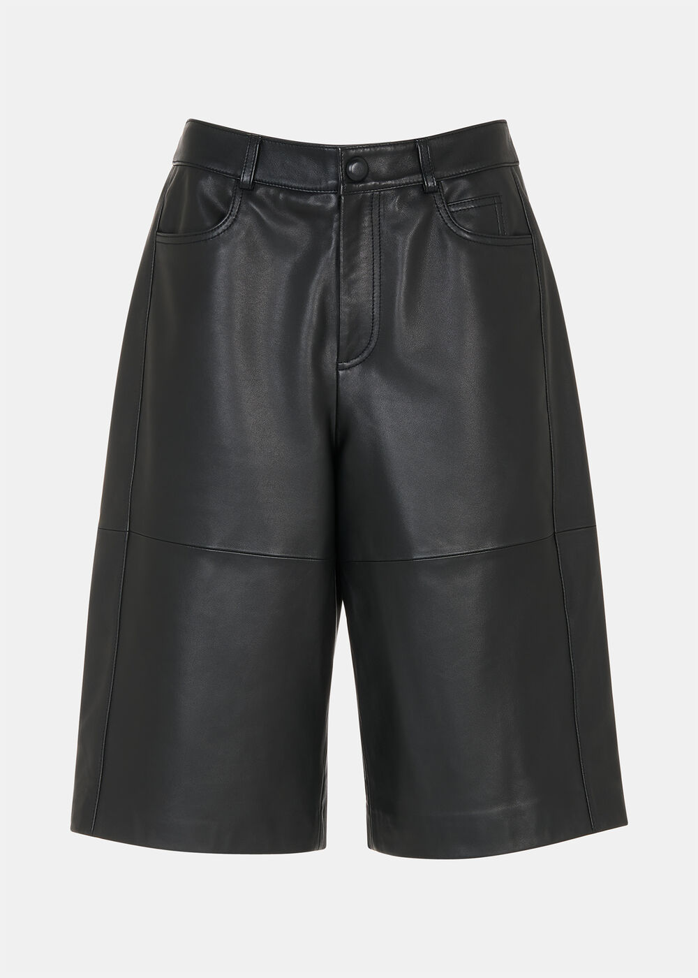 Leather Knee Short