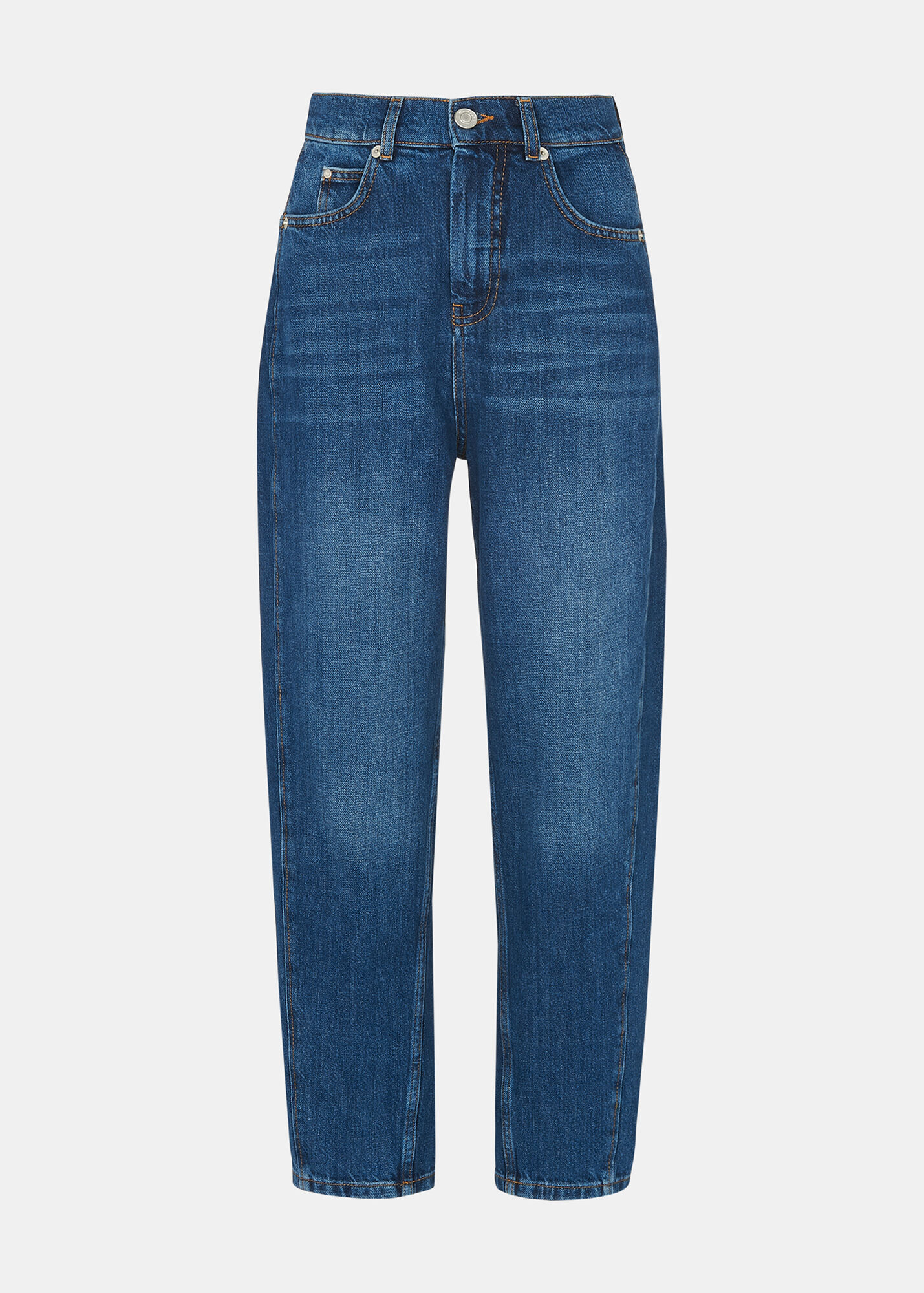 Denim Authentic Barrel Leg Jean WHISTLES Whistles US denim-authentic-barrel-leg-jean-whistles-whistles-us