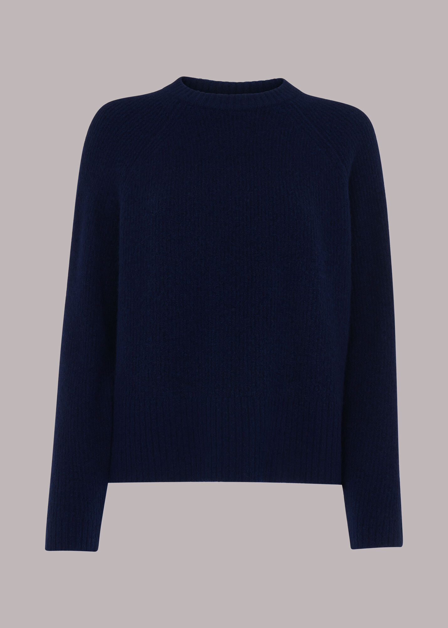 Navy Frankie Ribbed Jumper