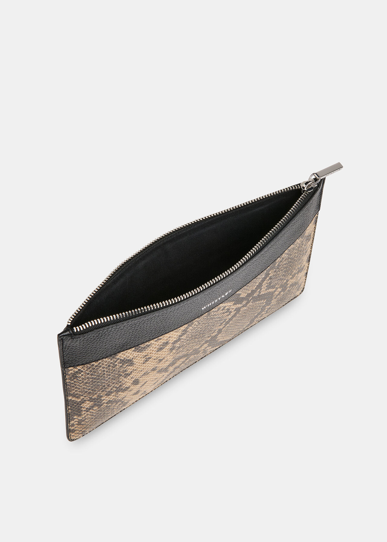 Una Snake Panel Pouch