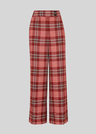 Cara Check Trouser Red/Multi