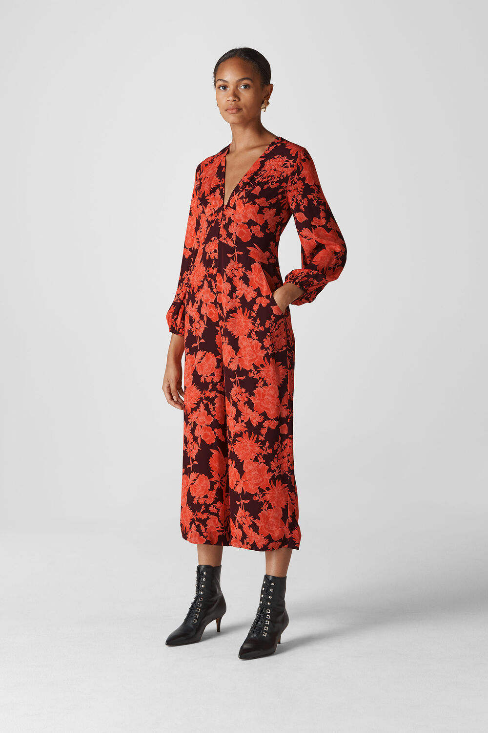 Juana Silk Jumpsuit