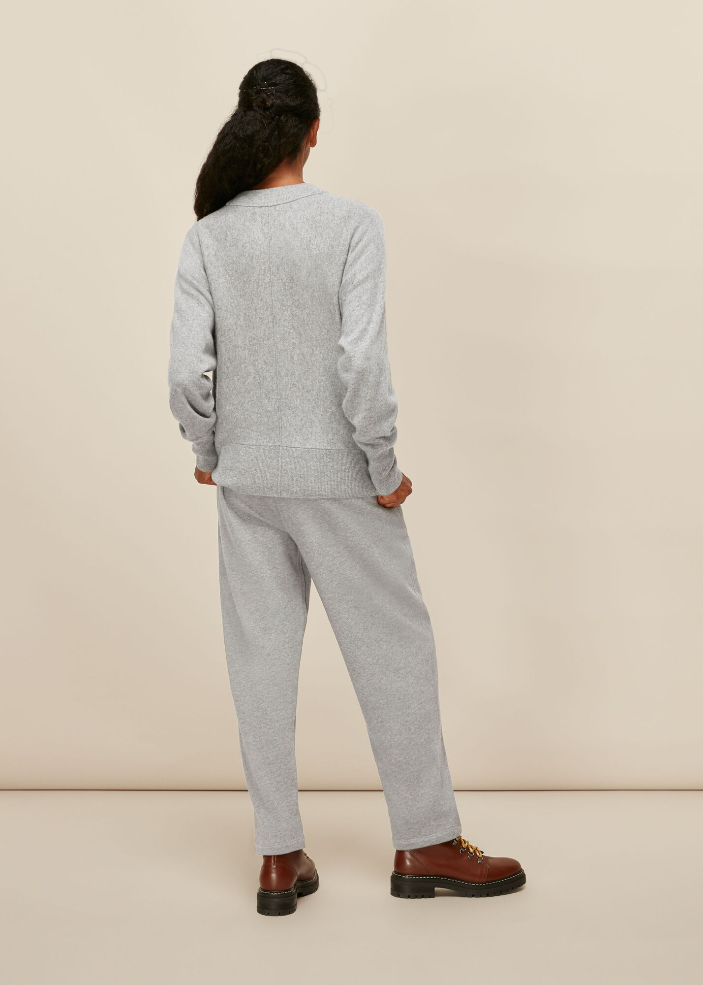 Grey Cashmere Dolman Knit WHISTLES