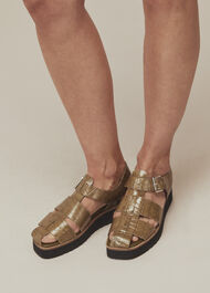 Kendra Croc Sandal