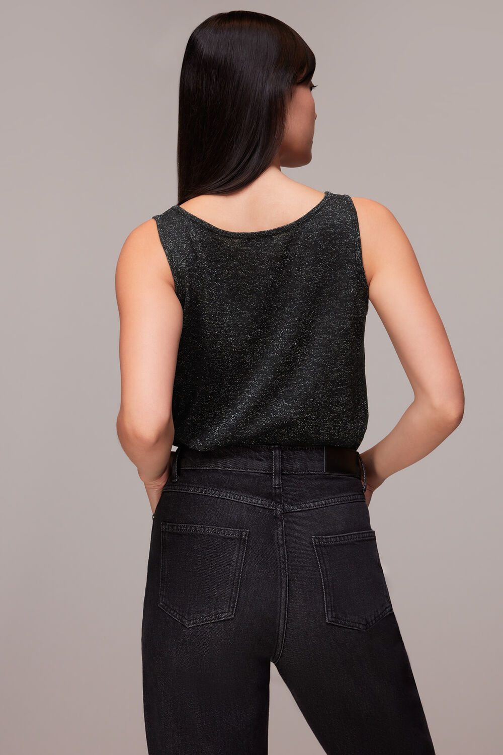 Sparkle Square Neck Knit