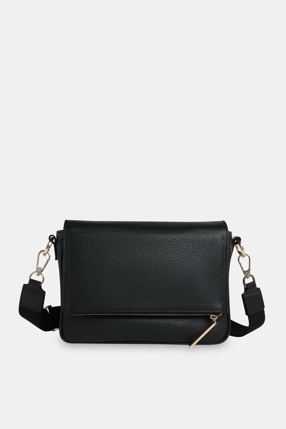 Black Large Bibi Crossbody Bag