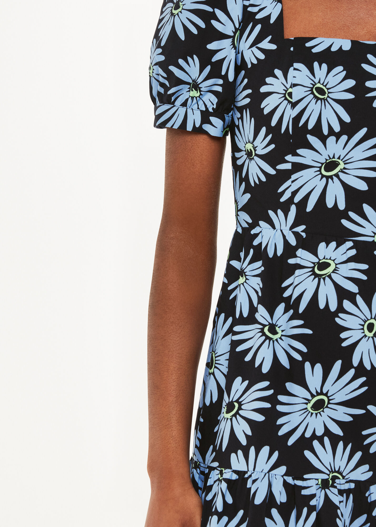 Whistles daisy store print midi dress