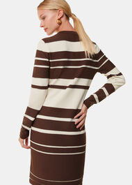 Variegated Stripe Knit Dress