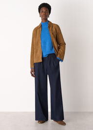 Wool Funnel Neck Knit
