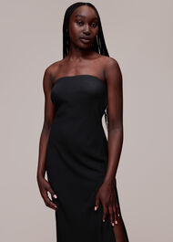 Bandeau Strapless Midi Dress