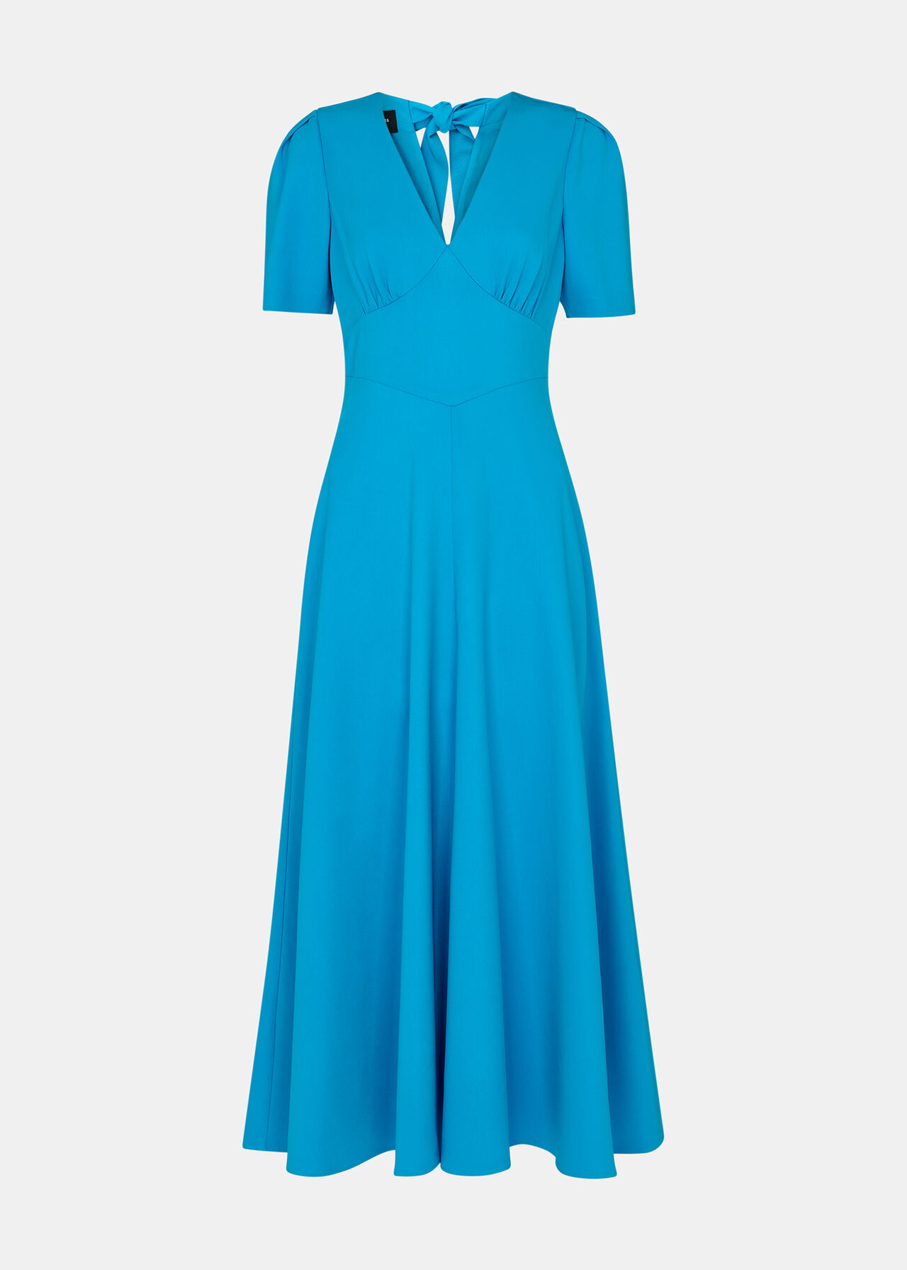 Panel Detail V-Neck Maxi Dress
