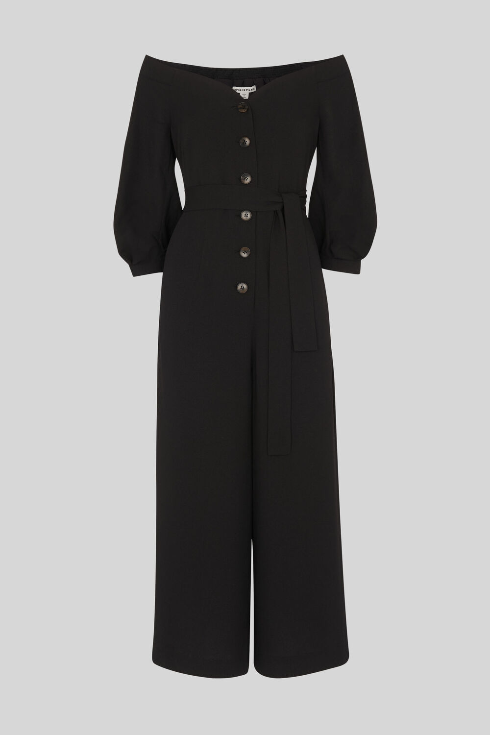 Carina Off Shoulder Jumpsuit Black