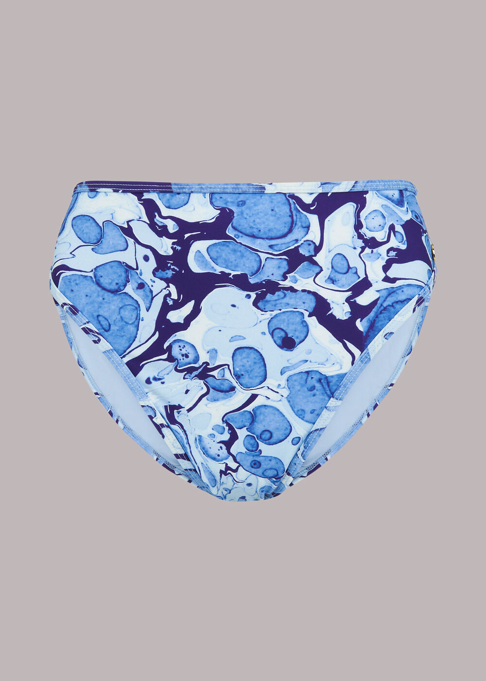 Marble Print Bikini Bottom