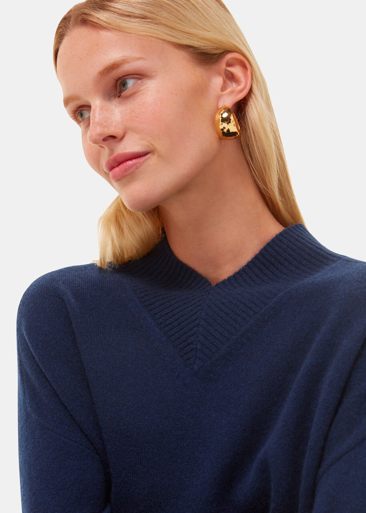 Cashmere V Neck Knit