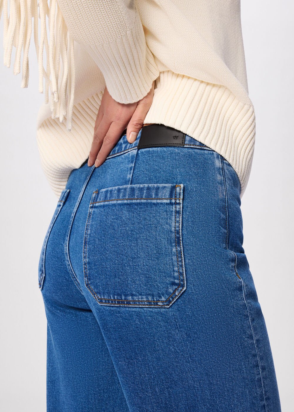 Stretch Straight Ankle Jean