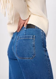 Stretch Straight Ankle Jean